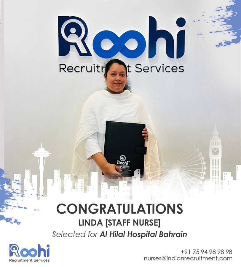 Linda — placed by Roohi at Al Hilal Hospital Bahrain