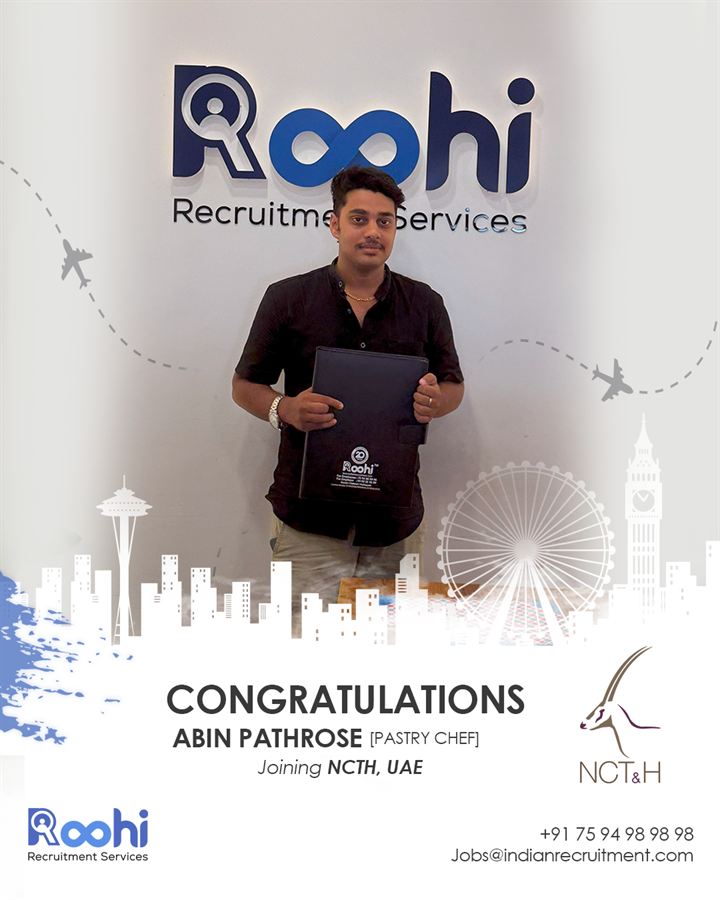 Abin Pathrose — placed by Roohi at Ncth-Uae